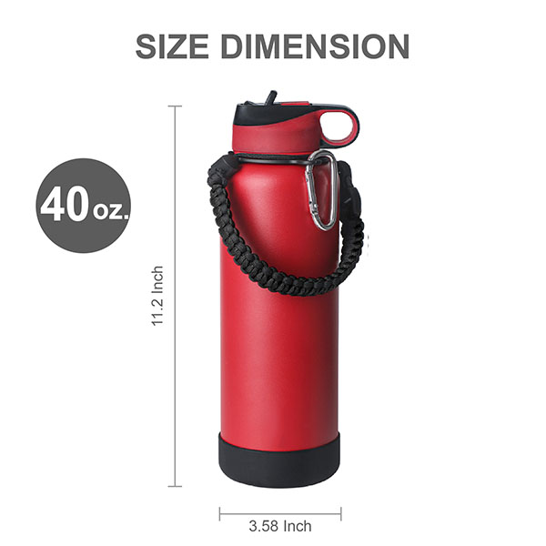 40 oz. Paracord Vacuum Bottle