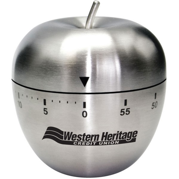 Stainless Steel Winding Apple Timer