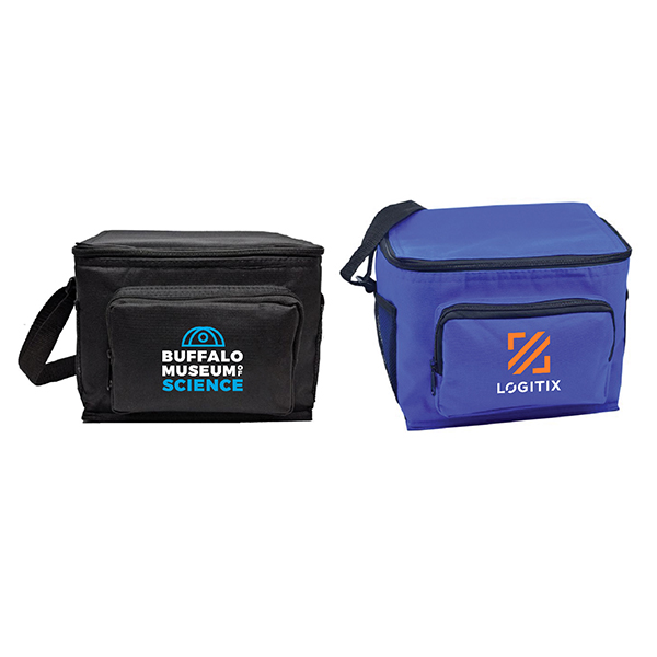 6 Pack Poly Cooler with Side Pockets