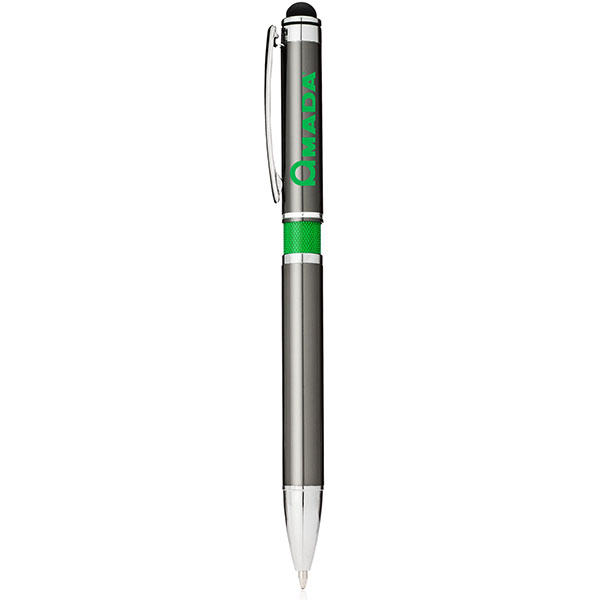Stylus Metal Pen w/ Colored Middle Ring