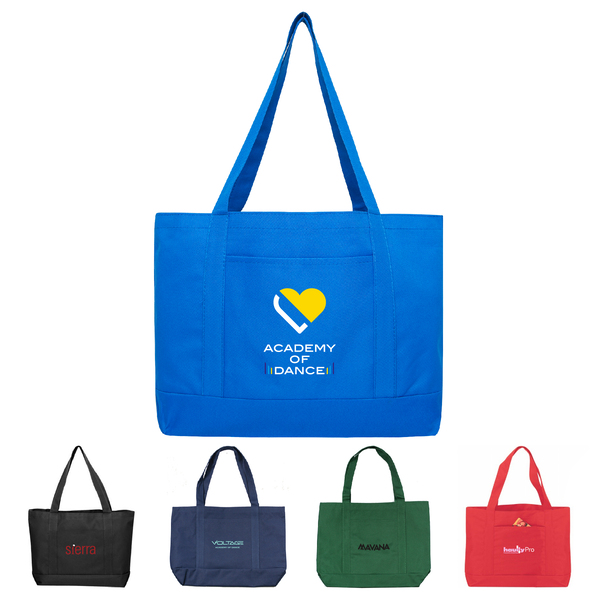 Solid Color Poly Tote