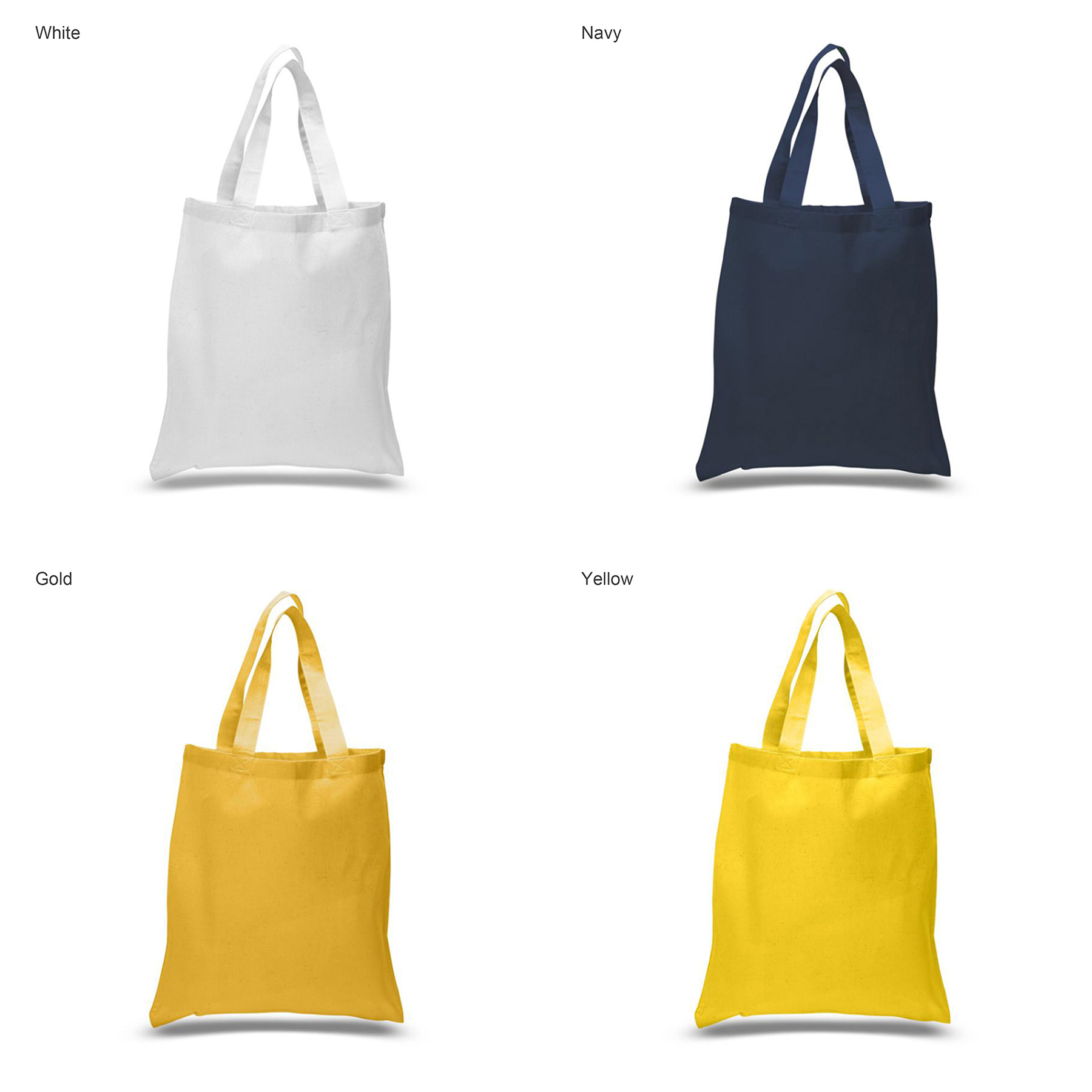 Colored Promotional Cotton Tote Bag