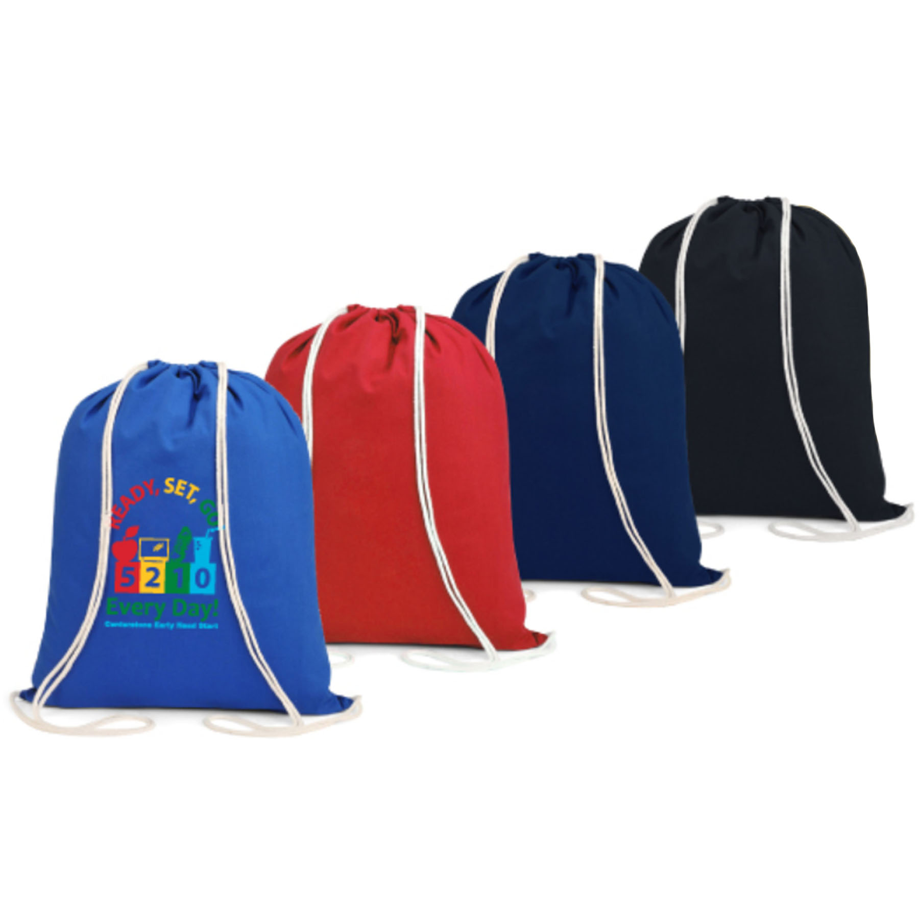 Colored Promo Drawstring Backpack