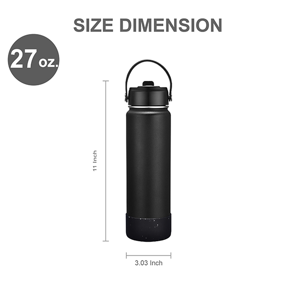27oz Vaccum Water Bottle with Silicone Bottom