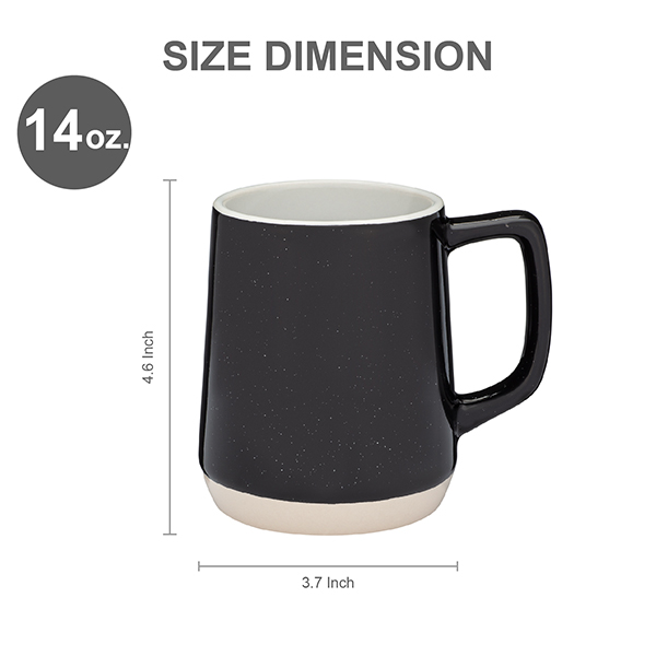 14 oz. Two-Tone Terracotta Mug