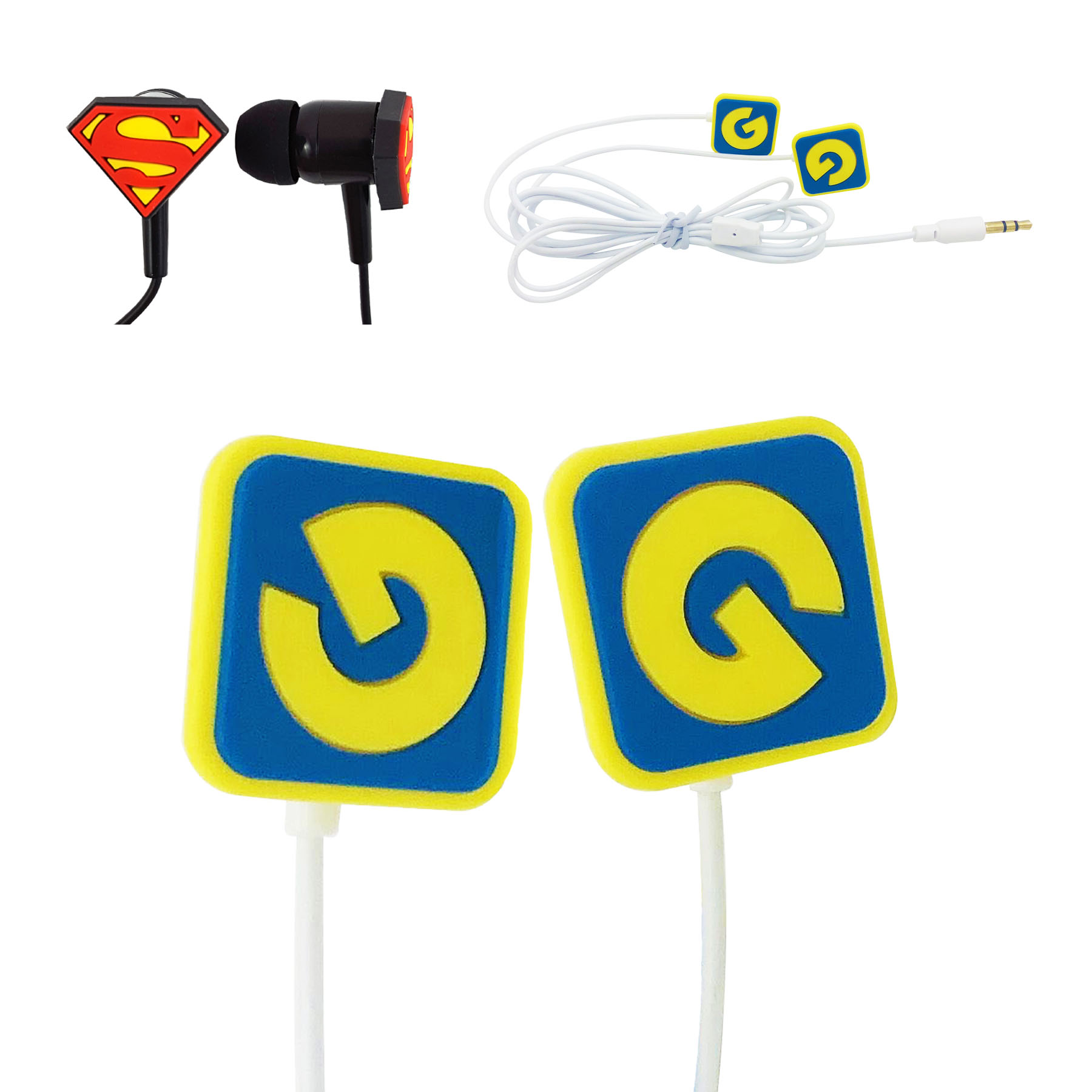 Custom PVC Stereo Earbuds with upgraded speakers