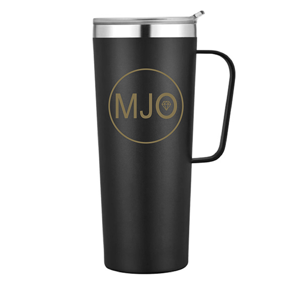 28 oz. Large Travel Coffee Mug Tumbler with Handle